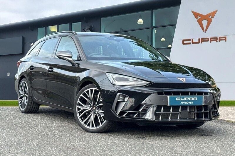 Black Used 2024 Cupra Leon VZ3 Estate | £32,490 (Expensive) - Image 1/4