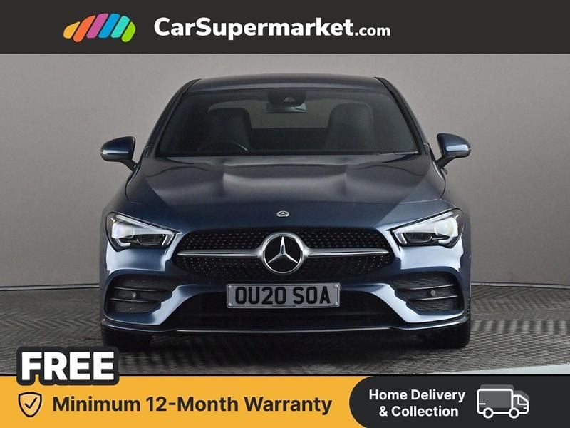 Used Mercedes CLA200 AMG line 2020 Blue Coupe
