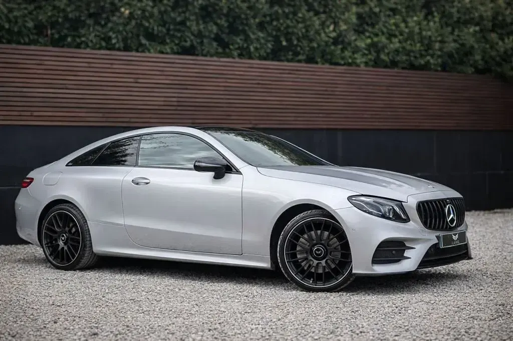 Used Mercedes E300 AMG Line Premium 2021 Silver Coupe