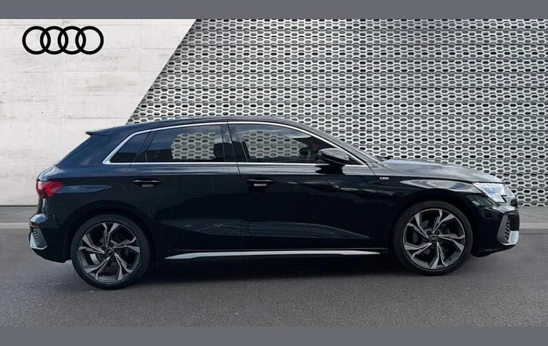Used Audi A3 S-Line 110 HP (80 kW) 2024 Black Hatchback