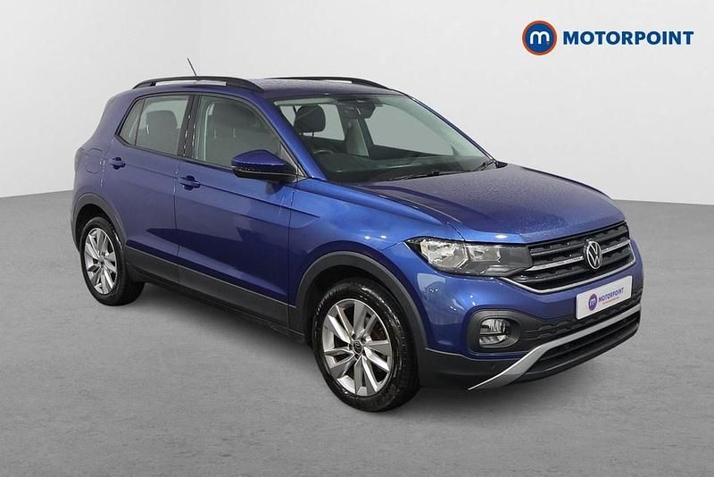 Blue Used 2022 VW T-Cross SE SUV | £18,099 (Fair price) - Image 1/4