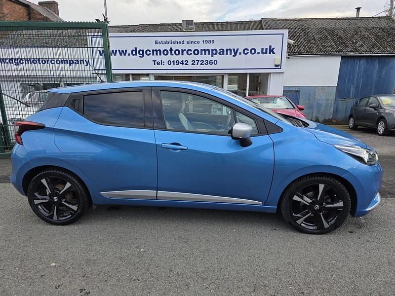 Used Nissan Micra N-Connecta 90 HP (66 kW) 2018 Blue Hatchback