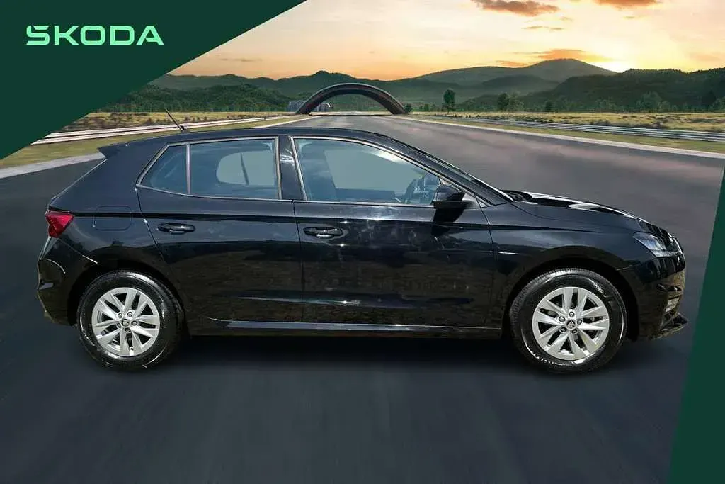 Used Skoda Fabia Comfort 94 HP (69 kW) 2023 Black Hatchback