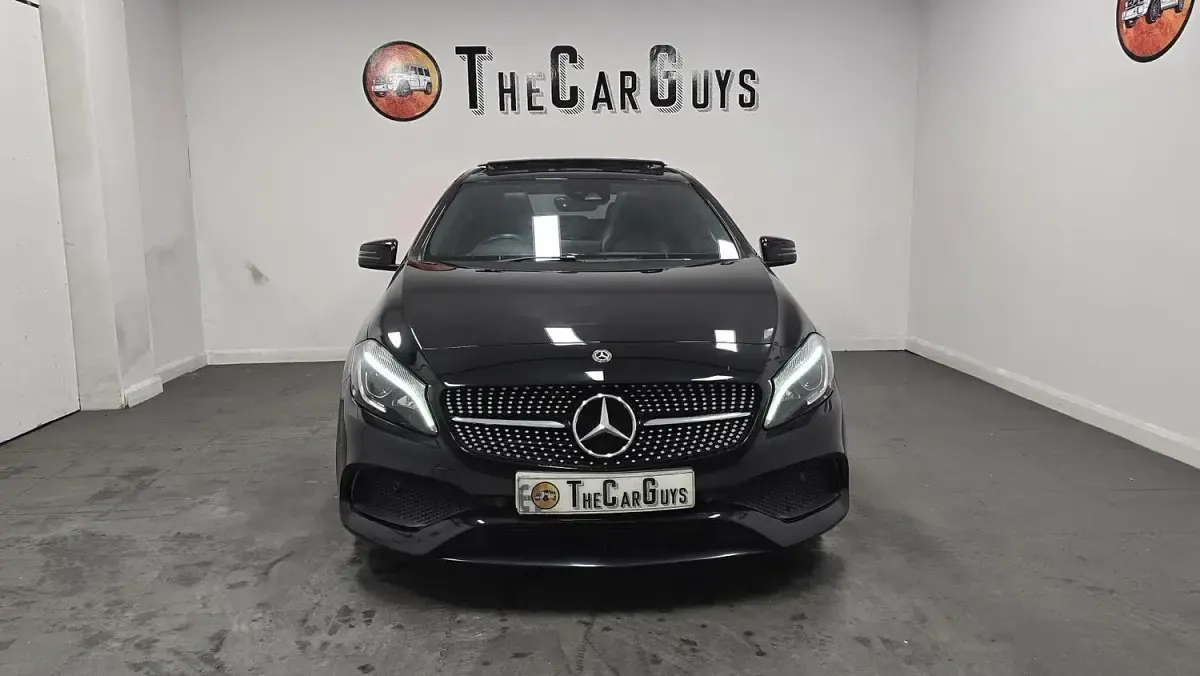 Used Mercedes A200 AMG Line Premium Plus 136 HP (100 kW) 2018 Black Hatchback