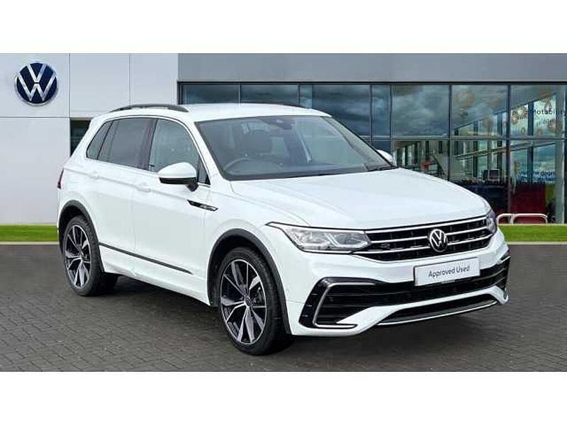 Used VW Tiguan R-line 150 HP (110 kW) 2023 Pure white SUV