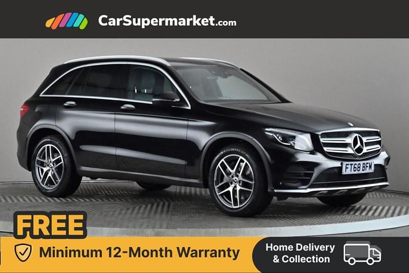 Black Used 2019 Mercedes GLC250 AMG Line Premium SUV | £22,197 (Fair price) - Image 1/4