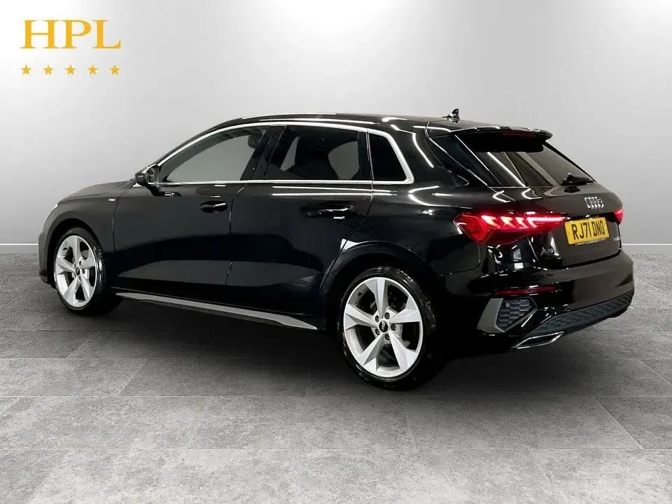 Used Audi A3 Sportback S-Line 110 HP (80 kW) 2021 Black Hatchback