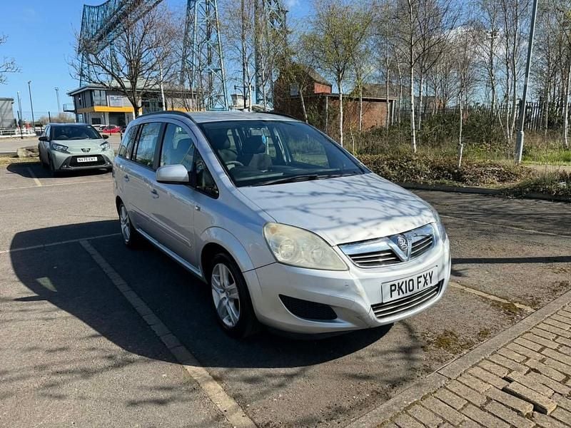 Used Vauxhall Zafira 115 HP (84 kW) 2010 Silver MPV