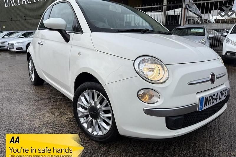 Used Fiat 500 Lounge 69 HP (50 kW) 2014 White Hatchback