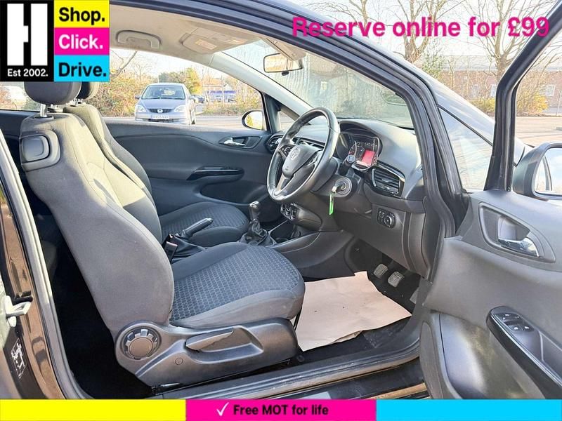 Used Vauxhall Corsa 75 HP (55 kW) 2017 Black Hatchback