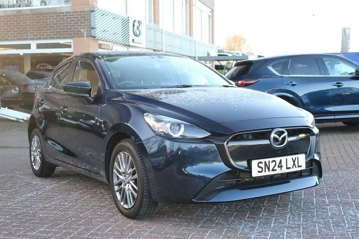 Used Mazda 2 Exclusive-Line 116 HP (85 kW) 2024 Blue Hatchback