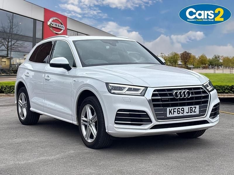 White Used 2019 Audi Q5 S-Line SUV | £21,990 (Good price) - Image 1/4