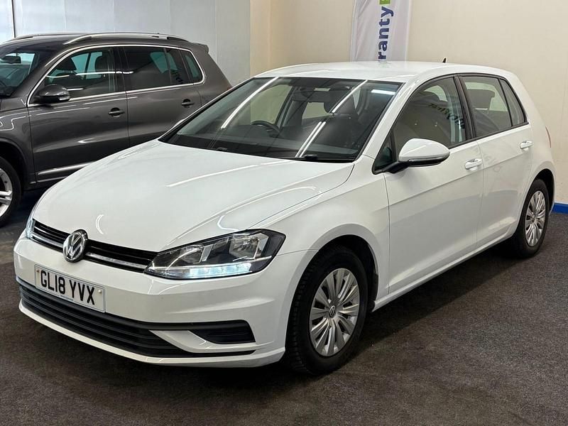 Used VW Golf VII S 125 HP (91 kW) 2018 White Hatchback