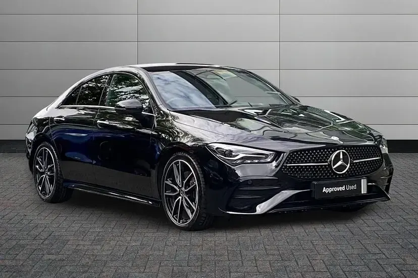 Used Mercedes CLA220 AMG line 187 HP (137 kW) 2025 Black Coupe