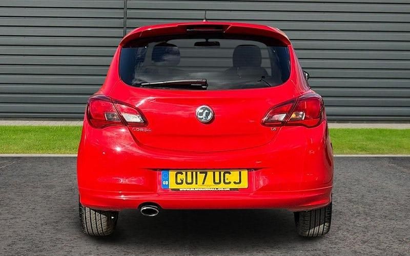 Used Vauxhall Corsa Edition 75 HP (55 kW) 2017 Red Hatchback