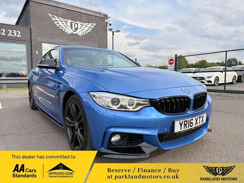 Blue Used 2016 BMW 435 M Sport Coupe | £11,295 (Fair price) - Image 1/4