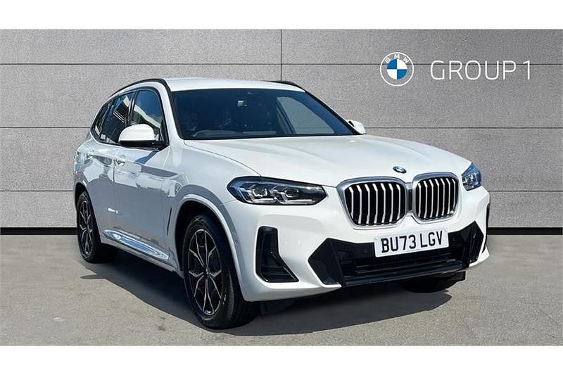 White Used 2023 BMW X3 M Sport SUV | £39,490 (Fair price) - Image 1/4