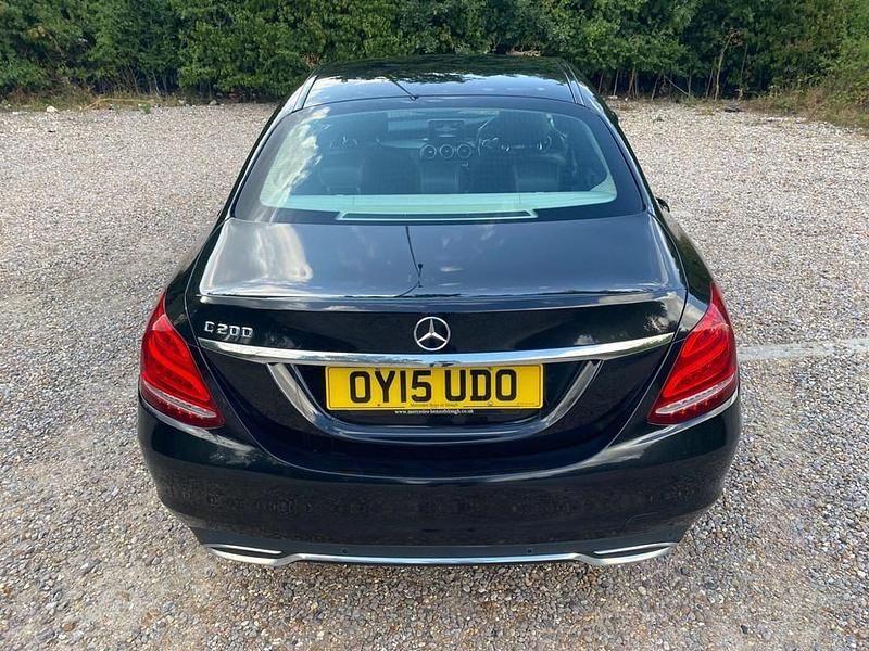 Used Mercedes C200 184 HP (135 kW) 2015 Black Sedan