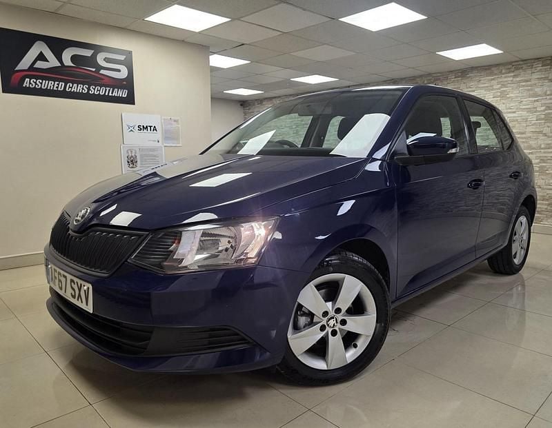 Used Skoda Fabia SE 95 HP (69 kW) 2017 Blue Hatchback
