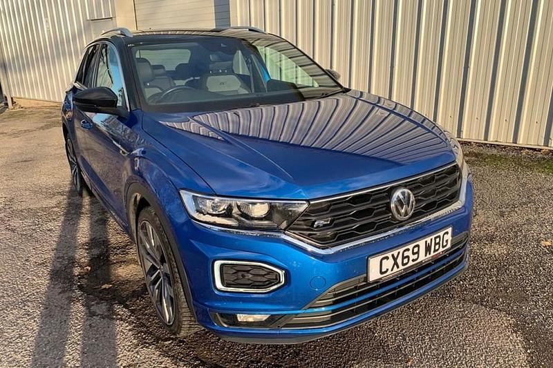Blue Used 2019 VW T-Roc R-line SUV | £16,995 (Fair price) - Image 1/1