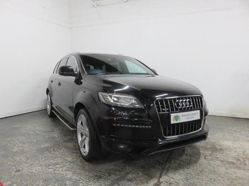 Black Used 2013 Audi Q7 S-line plus SUV | £12,495 (Fair price) - Image 1/3