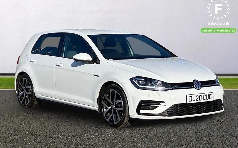 Used VW Golf VII R-line Edition 150 HP (110 kW) 2020 White Hatchback