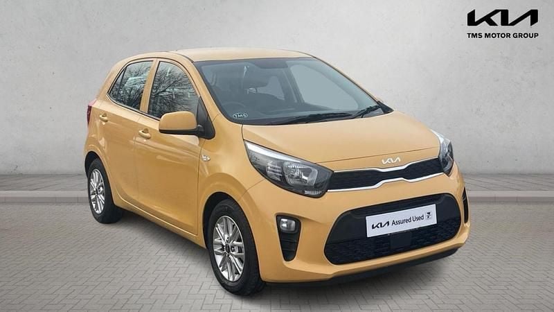 Used Kia Picanto 2024 Yellow Hatchback