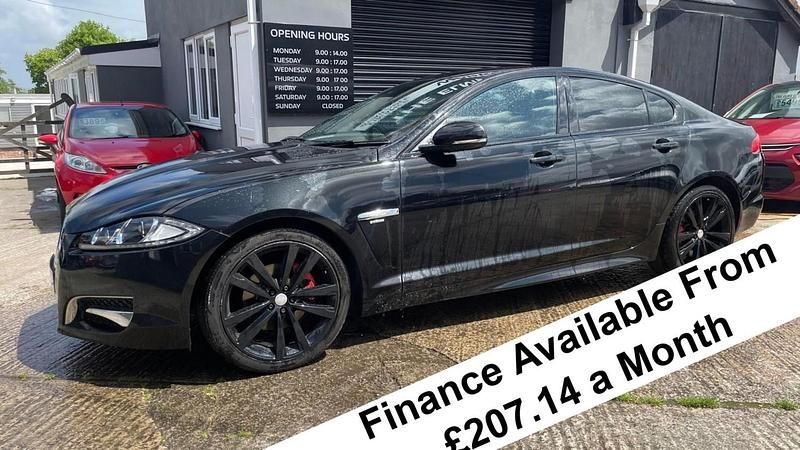 Black Used 2014 Jaguar XF R-Sport Sedan | £4,495 (A bit pricey) - Image 1/4