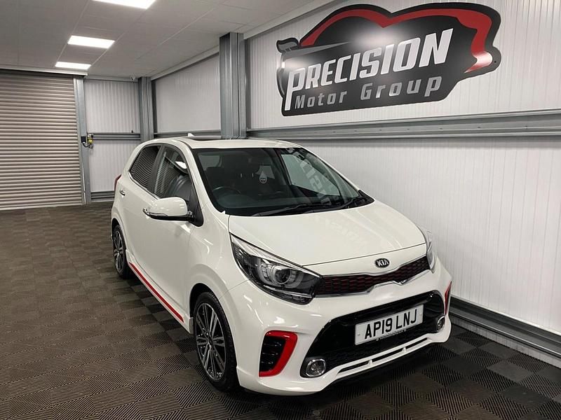 White Used 2019 Kia Picanto GT-Line S Hatchback | £8,995 (Good price) - Image 1/4