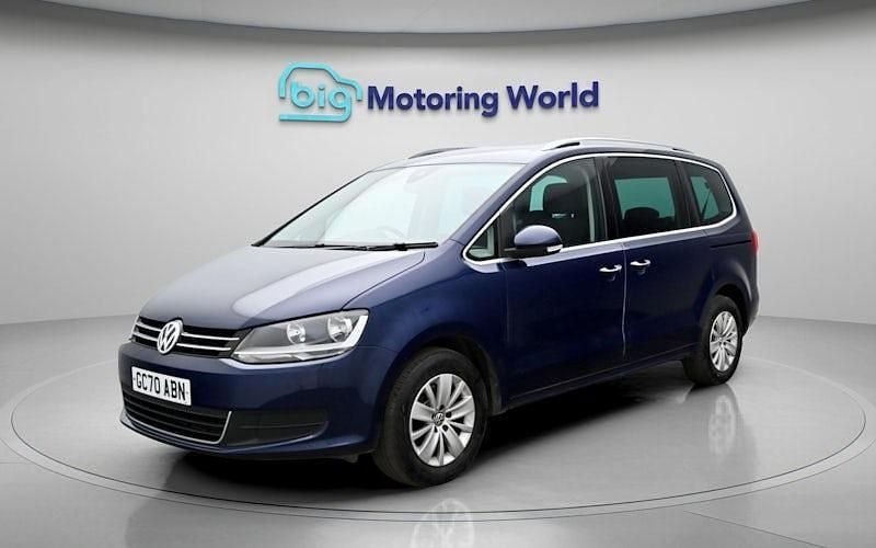 Used VW Sharan SE 150 HP (110 kW) 2021 Blue MPV