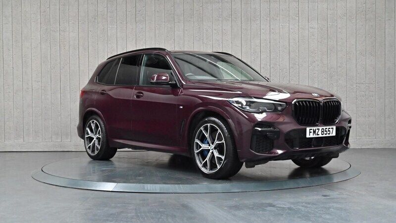 Mauve/purple Used 2022 BMW X5 M Sport SUV | £43,999 (Good price) - Image 1/4