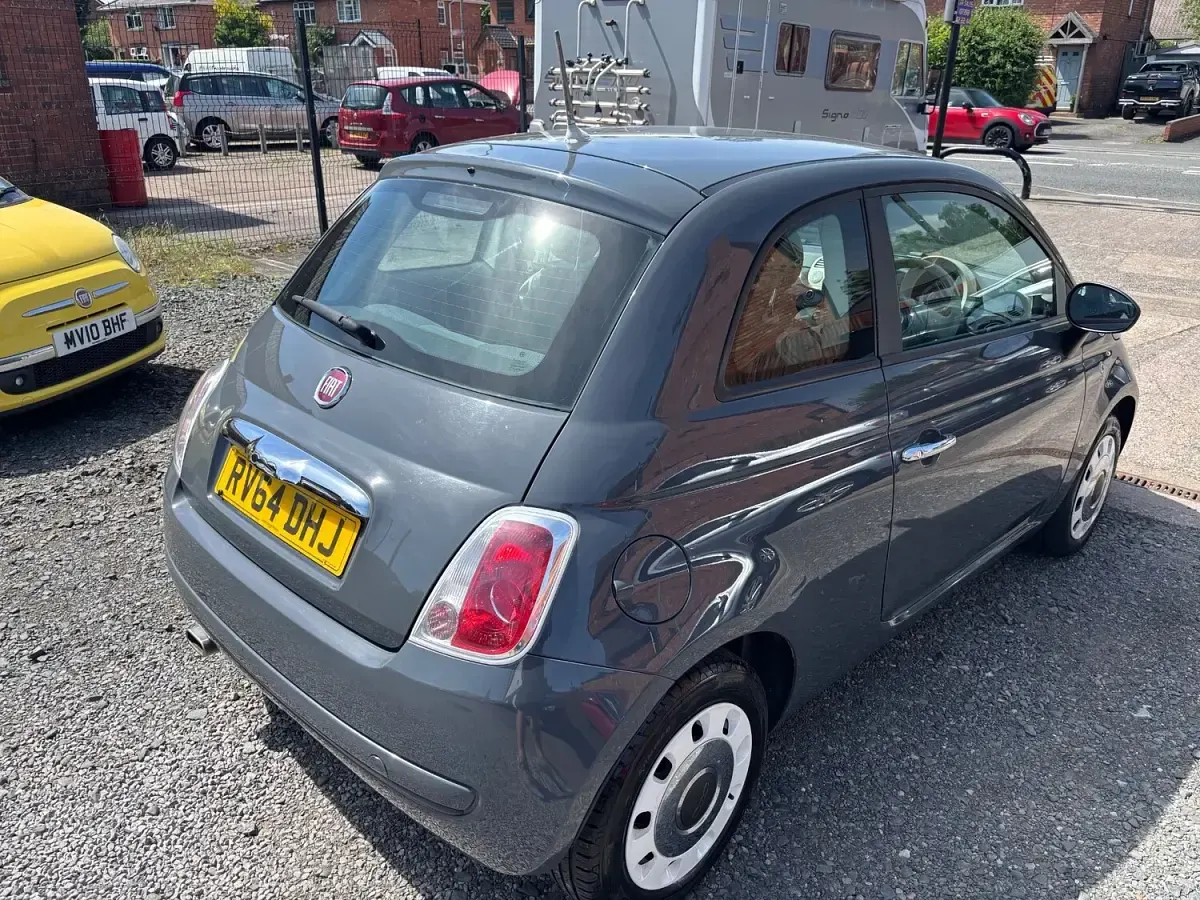 Used Fiat 500 69 HP (50 kW) 2014 Grey Hatchback