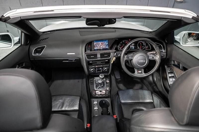 Used Audi A5 Cabriolet S-Line 190 HP (139 kW) 2016 White Cabriolet
