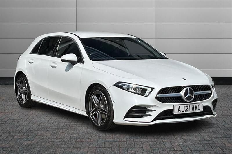 White Used 2021 Mercedes A180 AMG line Hatchback | £21,550 (Fair price) - Image 1/4