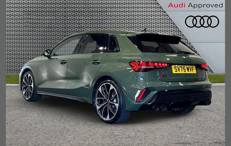 Used Audi S3 Sportback Black Edition 328 HP (241 kW) 2025 Green Hatchback