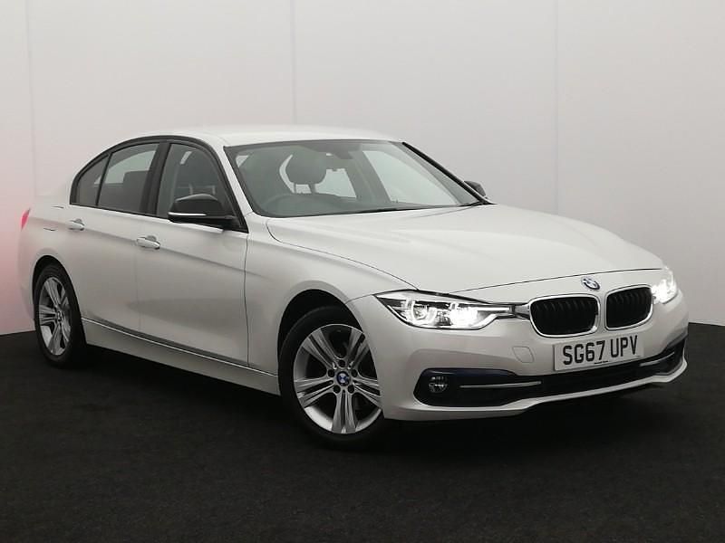White Used 2017 BMW 318 Sport Line Sedan | £9,998 (Good price) - Image 1/4