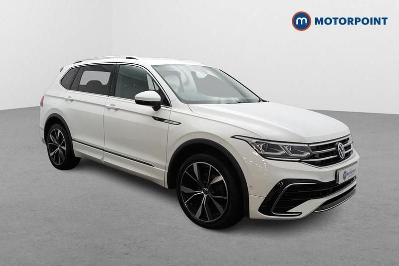 White Used 2022 VW Tiguan Allspace R-line SUV | £27,399 (Fair price) - Image 1/4