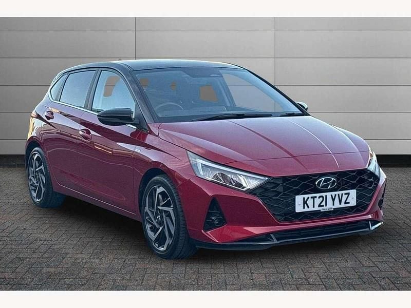 Red Used 2021 Hyundai i20 Ultimate Hatchback | £11,990 (Fair price) - Image 1/2