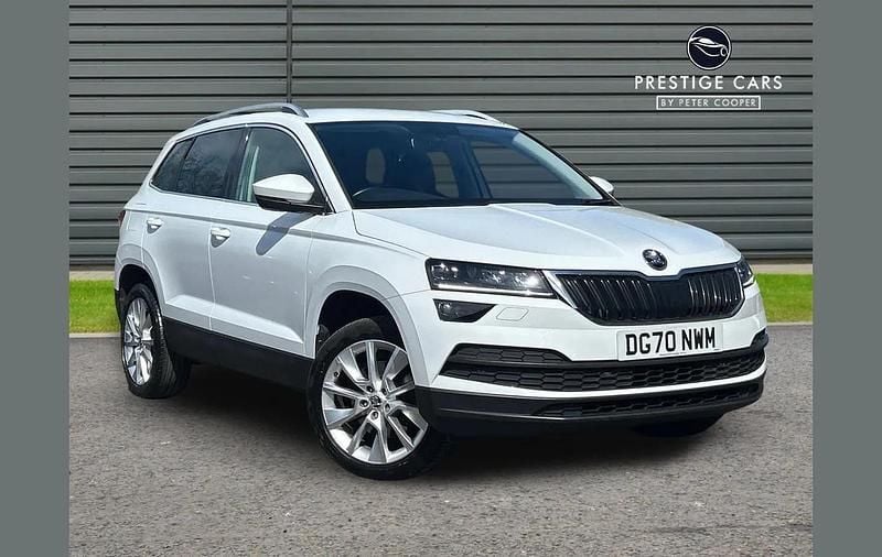 Used Skoda Karoq SE L 150 HP (110 kW) 2020 White SUV
