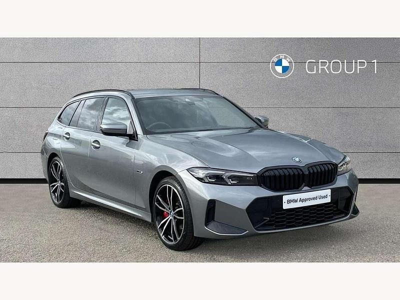 Grey Used 2023 BMW 330e M Sport Estate | £32,495 (Fair price) - Image 1/4