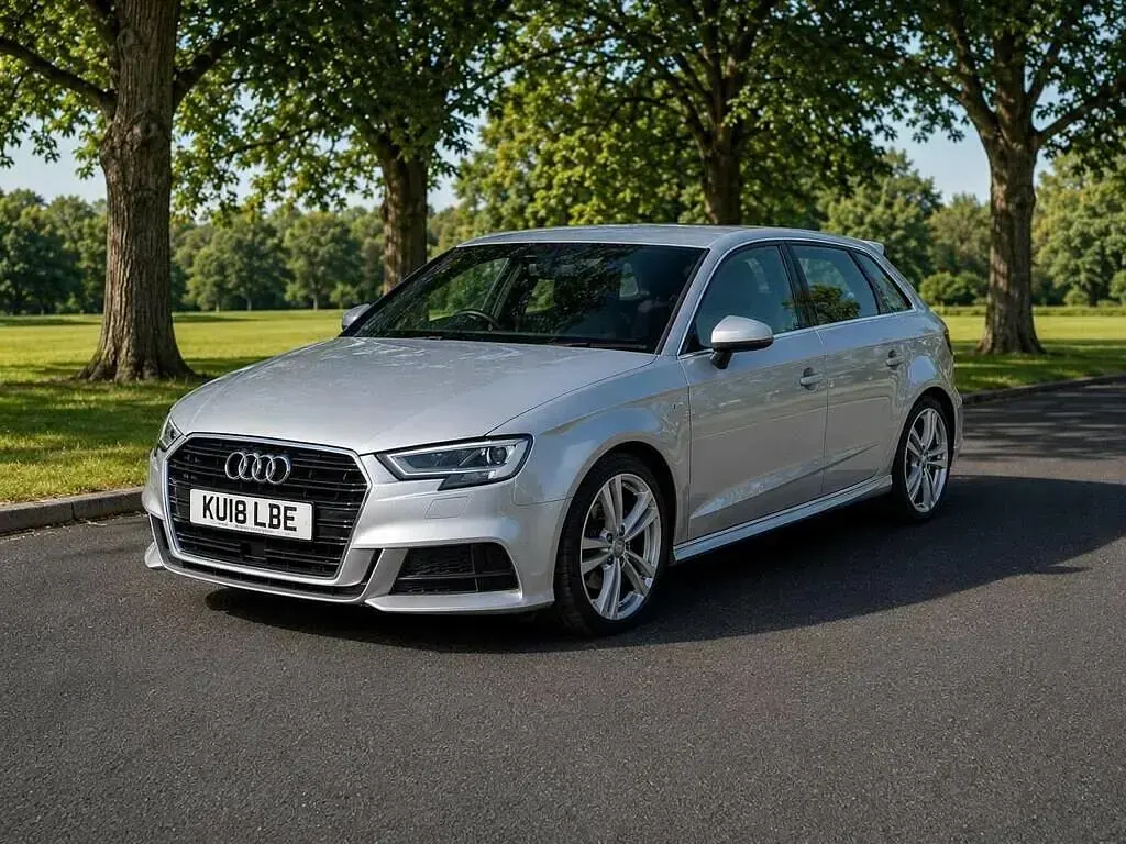 Used Audi A3 Sportback S-Line 150 HP (110 kW) 2018 Silver Hatchback