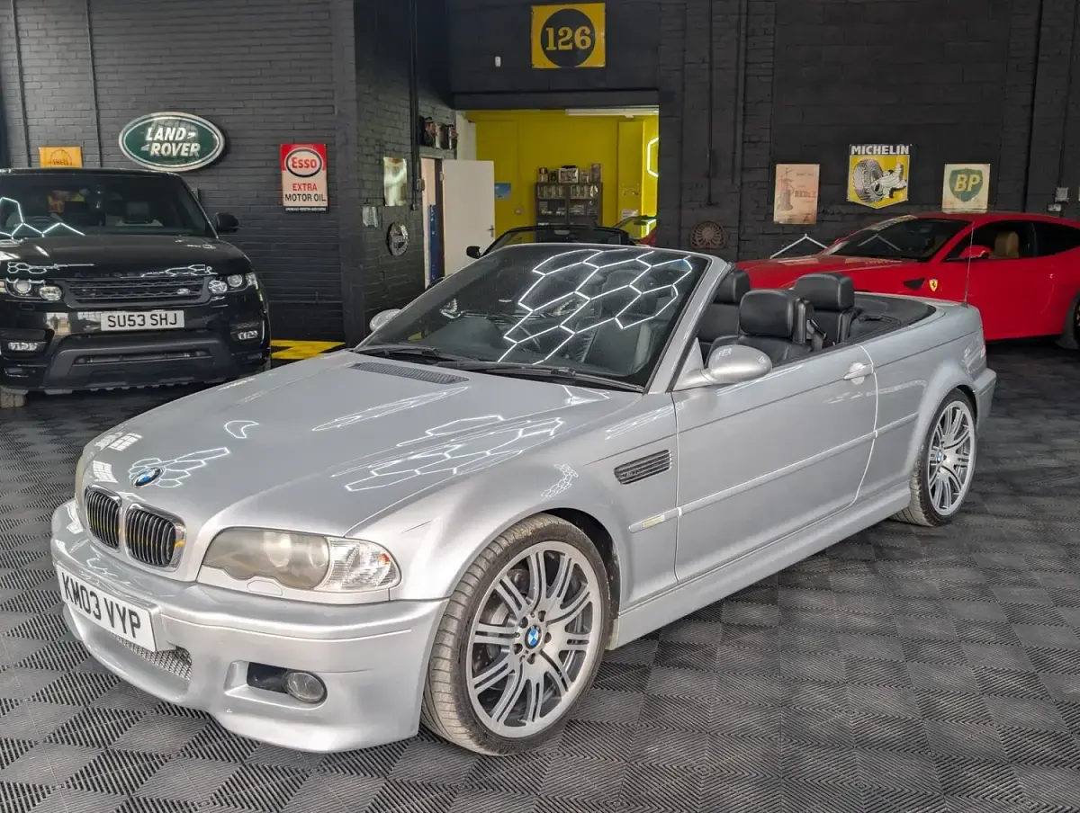 Used BMW M3 M Sport 333 HP (244 kW) 2003 Silver Cabriolet