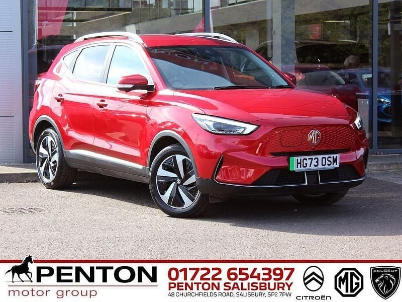 Used MG ZS Trophy Connect 114 kW (156 HP) 2023 Red SUV