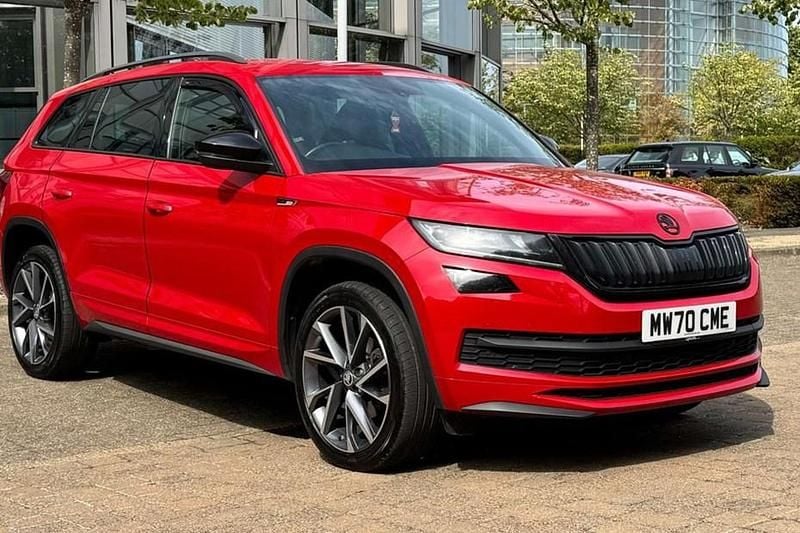 Red Used 2021 Skoda Kodiaq SportLine SUV | £18,990 (Super price) - Image 1/1