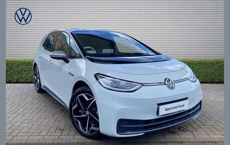 Used VW ID.3 Pro 150 kW (204 HP) 2020 White Hatchback