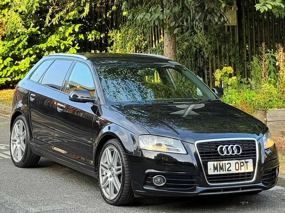 Used Audi A3 S-Line 170 HP (125 kW) 2012 Black Hatchback