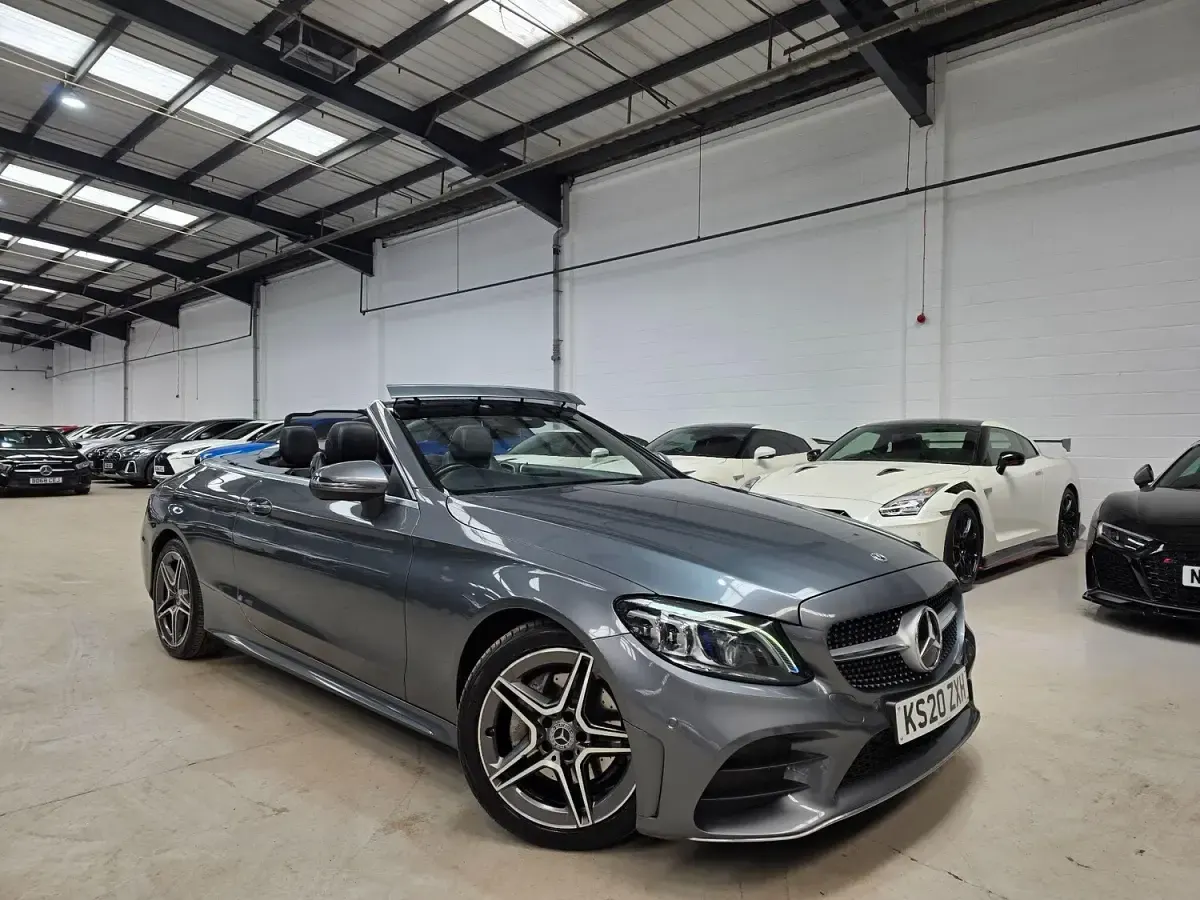 Begagnad Mercedes C220 AMG line 194 HK (142 kW) 2020 Grå Cab