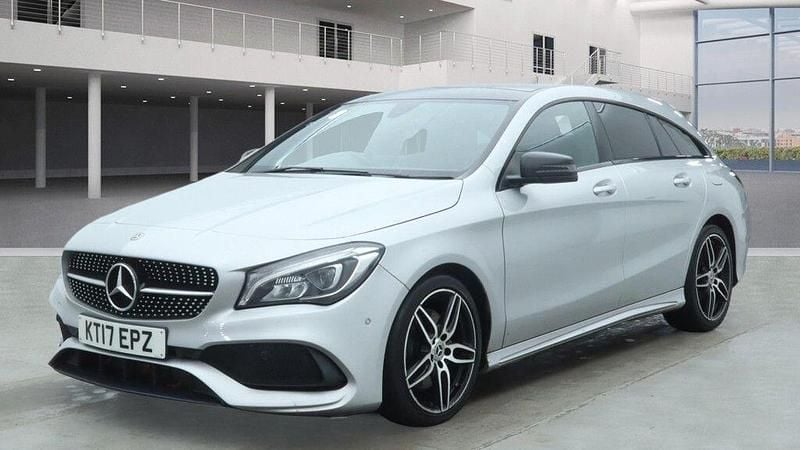 Used Mercedes CLA220 Shooting Brake AMG line 177 HP (130 kW) 2017 Silver Estate
