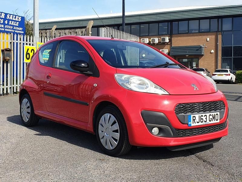 Second-hand Peugeot 107 Active 68 CP (50 kW) 2013 Roșu Hatchback