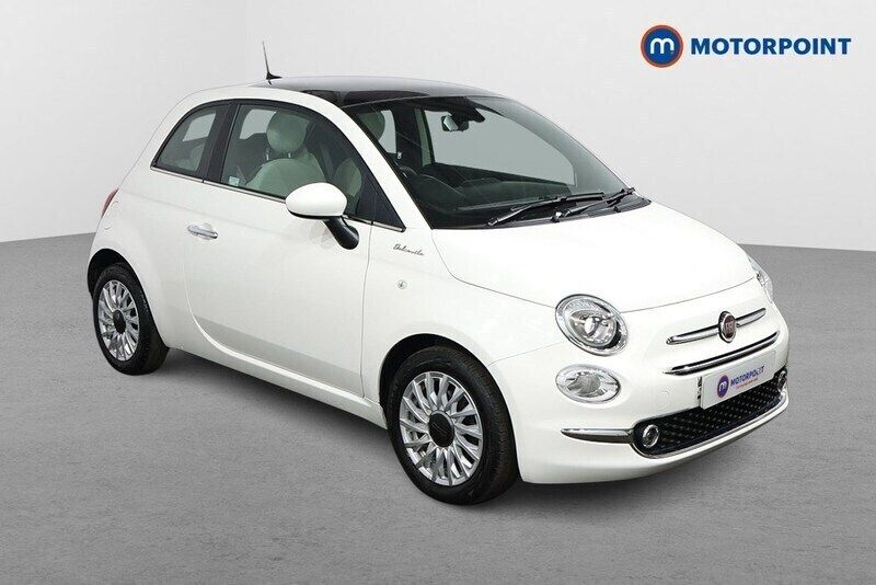 White Used 2021 Fiat 500 Dolcevita Hatchback | £9,599 (Fair price) - Image 1/4